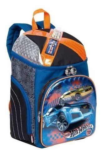 Mochila Hot Wheels Racer Running G Costas Sestini Para Ni Os Color Azul Mercadolibre