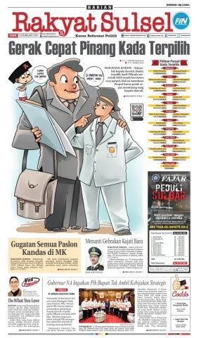 E Paper Harian Rakyat Sulsel Edisi Kamis Februari