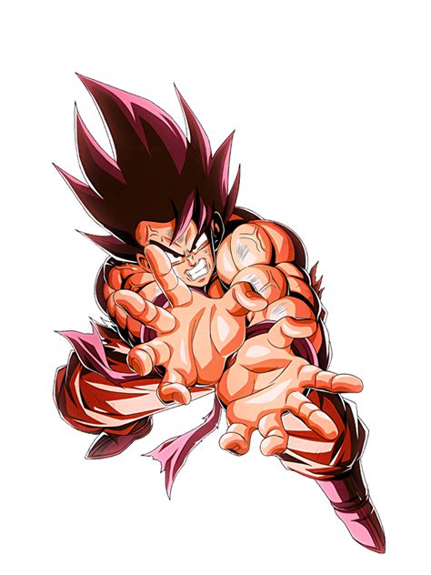 {dokkanbattle} Goku Kaioken Hd Render By Potarax On Deviantart