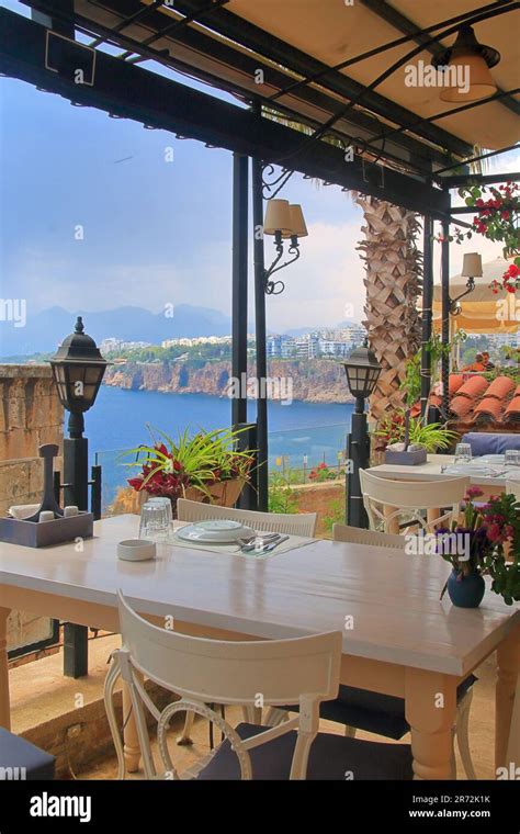 The Photo Was Taken In Antalya The Picture Shows A Set Table In A Cozy