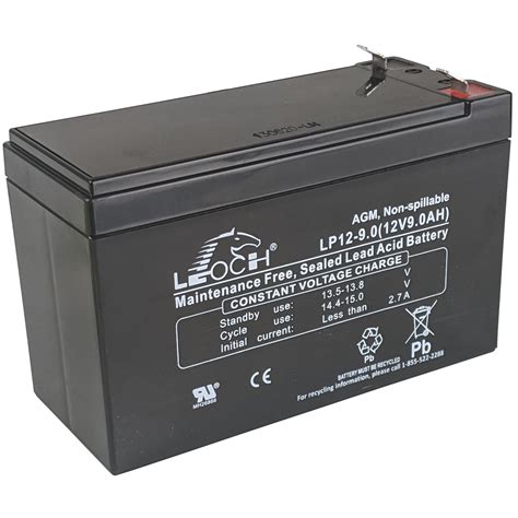 Volt Ah Sealed Lead Acid Rechargeable Battery F Terminal