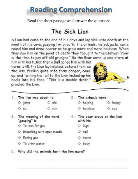 5th Grade Reading Comprehension Worksheets K5 Reading Comprehension Worksheets