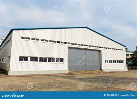 Warehouse At Outdoor Stock Photo Image Of Storage Business 36092650