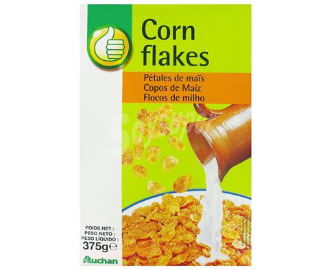 Productos Económicos Alcampo Corn Flakes Copos De Maíz 375 Gramos