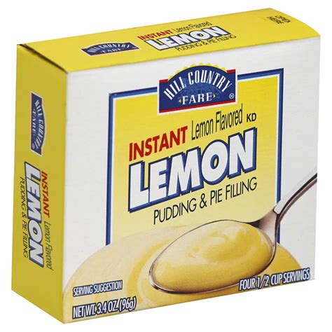 Jello Lemon Instant Pudding And Pie Filling Recipe