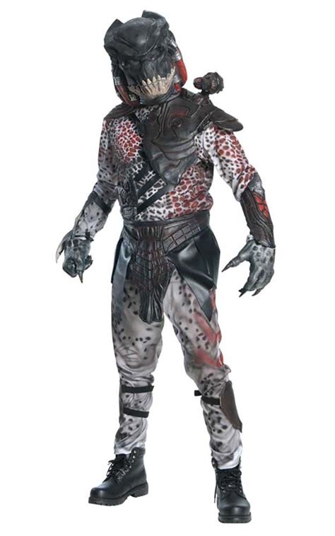 Licensed Deluxe Black Predator Costume Adult Mens Womens Alien Scary Halloween Ebay