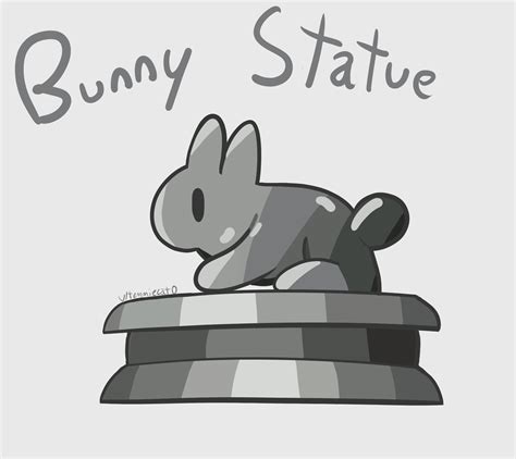 Drew the Bunny statue as suggested by u/Longlongs_, if anyone has other suggestions for me to ...