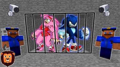 SONIC LOBO Y AMY LOBO PRESOS MINECRAFT PRISON ESCAPE MINECRAFT