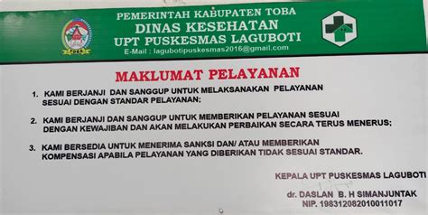 Pelayanan Ruang Farmasi Upt Puskesmas Laguboti