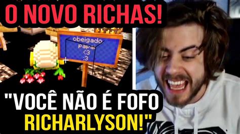 A Nova Personalidade Do Richas 😍 Minecraft Qsmp Youtube