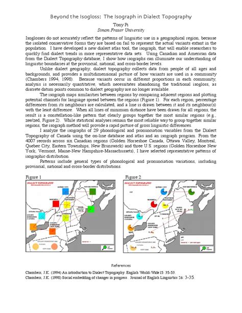 Isogloss | Geography | Dialect | Free 30-day Trial | Scribd