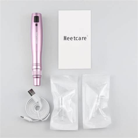 Rose Sans Bo Te Stylo De Microneedling Professionnel Sans Fil