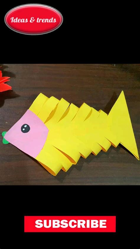 DIY PAPER FISH EASY ORIGAMI FISH TUTORIAL Paper Fish Origami Fish