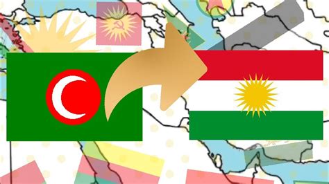 The History Of All Kurdish Flags YouTube