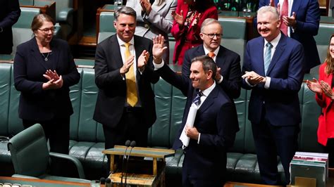 Treasurer Jim Chalmers Delivers Federal Budget Daily Telegraph