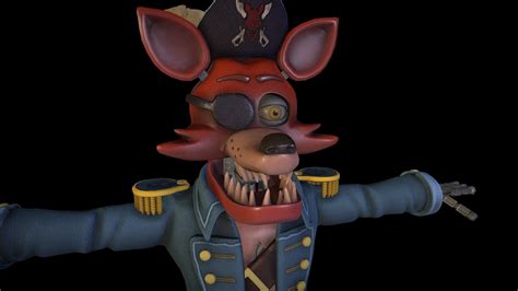 Fnaf HW2 Captain Foxy - Download Free 3D model by CreativeGearsX5000 ...