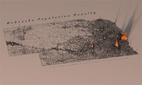 3d Maps Visualize The Stark Population Density Differences In Cities In The Us Laptrinhx News