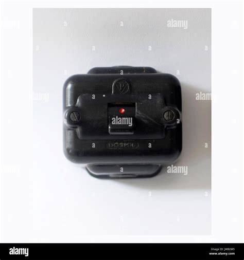 Vintage Black Bakelite Switch Stock Photo Alamy