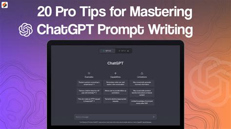 20 Proven Tips And Tricks For Mastering Chatgpt Prompt Writing Tech Specs Mart