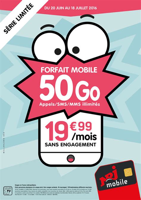 Nrj Mobile Va Proposer Un Forfait Avec Go De Data Moins De