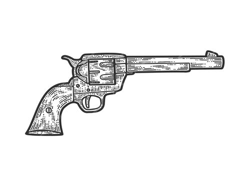 Western Gun Drawing