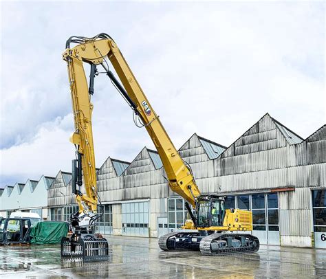 Cat Launches Ultra High Demolition Excavator Demolition Recycling