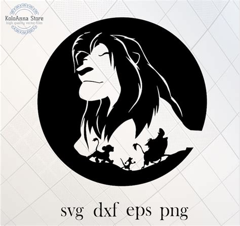 Re Leone Svg Simba Svg Timon E Pumba Svg Leone Svg Leone Etsy Italia