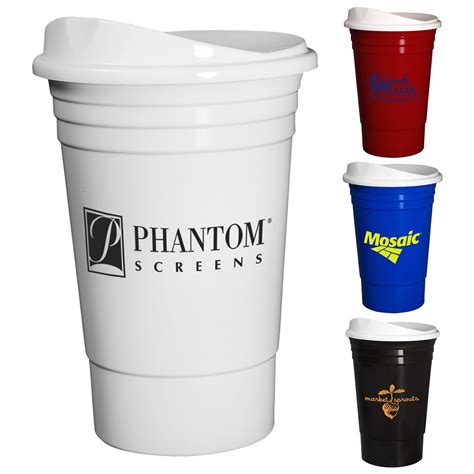 Promotional Econo Everlasting 16 Oz Party Cup With Lid Customized