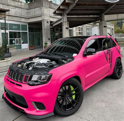 Pink Hawk Srt Hellcat Jeep Trackhawk Grandcherokee Srt Jeep