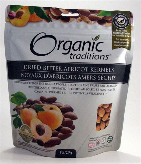 Bitter Apricot Kernels Organic Traditions Oz Seed Walmart