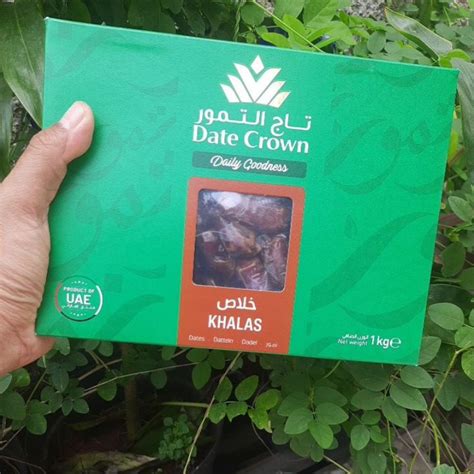 Kurma Date Crown Khalas Kholas 1kg Kemasan Baru Lazada Indonesia