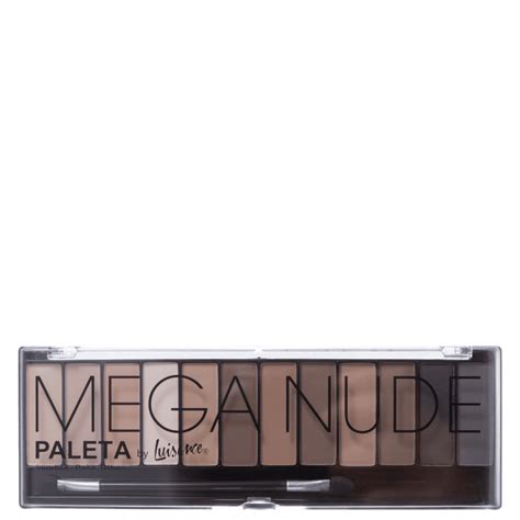 Paleta De Sombras Luisance Mega Nude Beleza Na Web