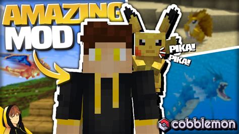 NEW POKEMON MOD For Minecraft LOOKS AMAZING Cobblemon Forge