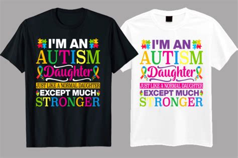 Autism Typography T Shirt Designs Graphic By Realistic T Shirt Designs