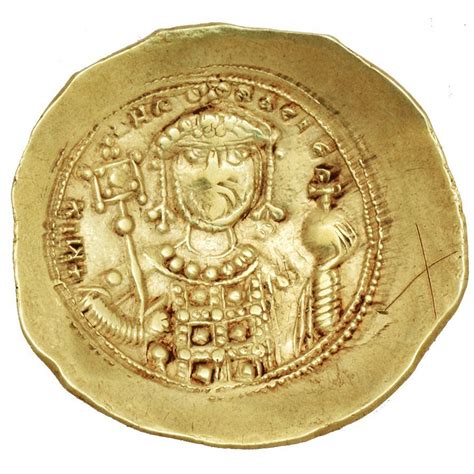 Christ the Pantocrator on a Gold Coin - Earliest image of Jesus