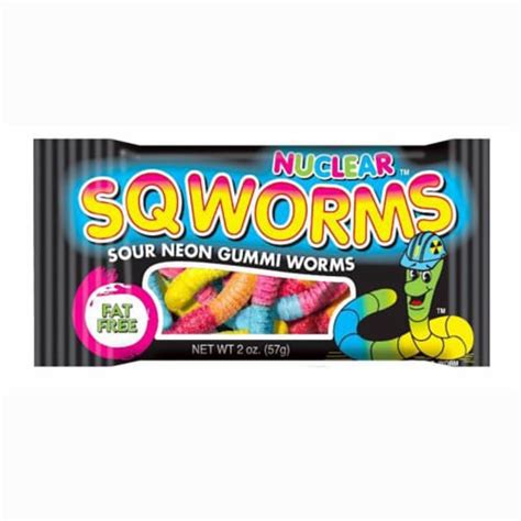 Nuclear Sqworms Sour Neon Gummi Worms 2 Oz Pick N Save