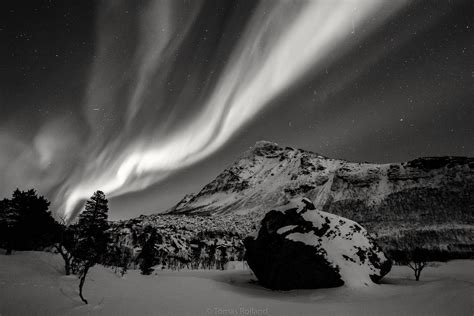 Wallpaper Landscape Night Snow Winter Norway Atmosphere Aurora