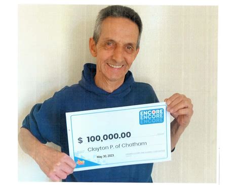 Chatham Man Wins 100000 Lottery Prize