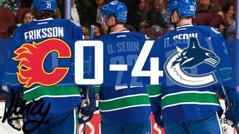 Canucks Vs Flames Highlights Pre Season Oct Hd Youtube