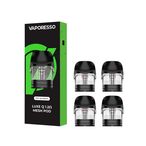 Vaporesso LUXE Q Qs Mesh Pods 4pk Vaping Elements All The Things OCV