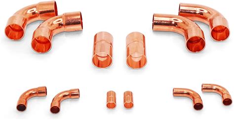 Copper Kit Hvacr 3 8 And 7 8 Line Set Copper Fittings Kit Air Condition Refrigeration