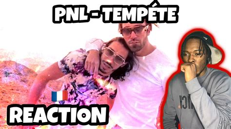 AMERICAN REACTS TO FRENCH RAP PNL Tempéte YouTube