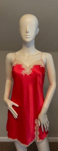 Vintage Lingerie Victorias Secret Neon Pink Sz S P Etsy