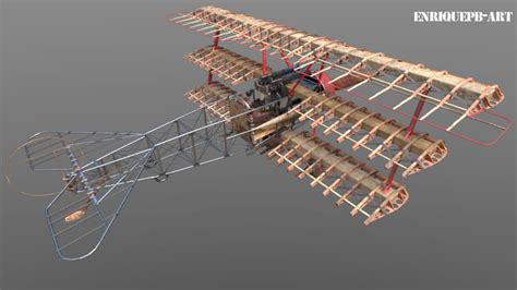 Fokker Dr1 Internal Structure Domestika