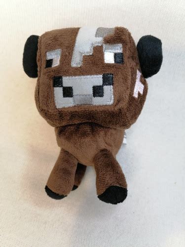 Peluche Original Vaca Café Minecraft Mojang 14x13cm Cuotas sin interés