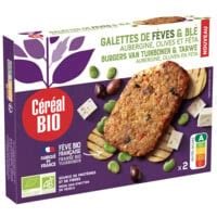 Galettes De F Ves Et Bl Aubergine F Ta Et Olives Bio Cereal Bio