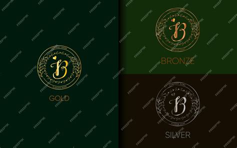 Premium Vector Luxury Logo Design Collection Rose Gold Emblems With