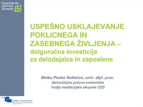 Ppt Metka Penko Natla En Univ Dipl Prav Samostojna Pravna