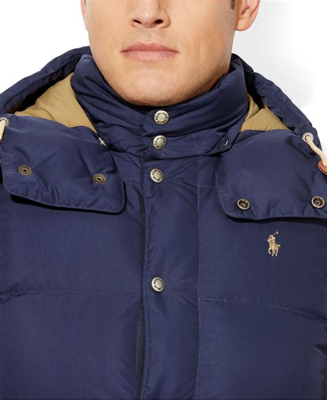 Polo Ralph Lauren Big And Tall Elmwood Down Puffer Vest In Blue For Men Lyst