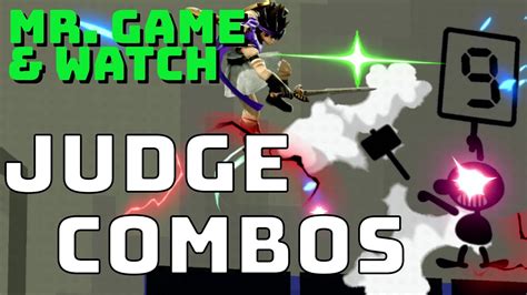 Mr. Game & Watch JUDGE COMBOS - YouTube